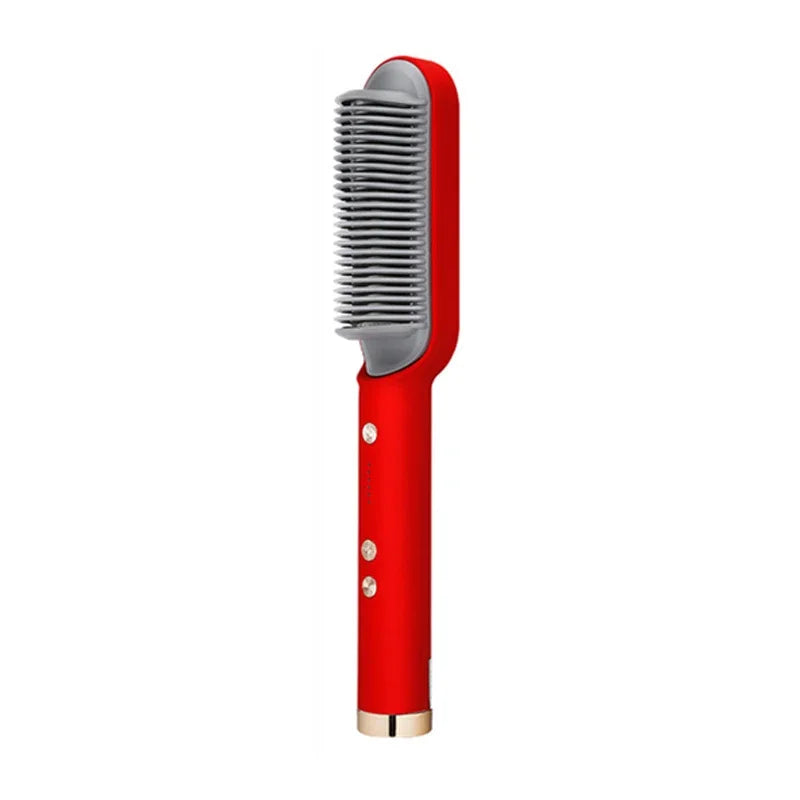 3-In-1 Straightening Comb Heated Hair Brush,Hair Straightener Brush Negative Ion Styling Comb Hair Styling Tool